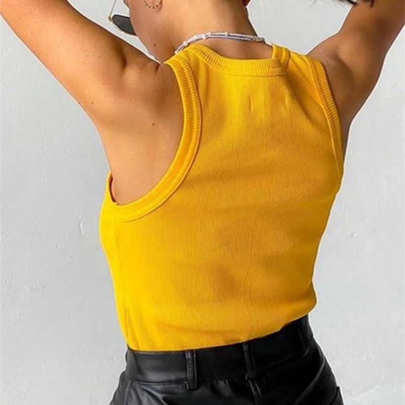 Ribbed Knitted Tops Neck Summer Basic Shirts White Black Casual Sport Vest Off Shoulder Green Womens Tank Top 250527