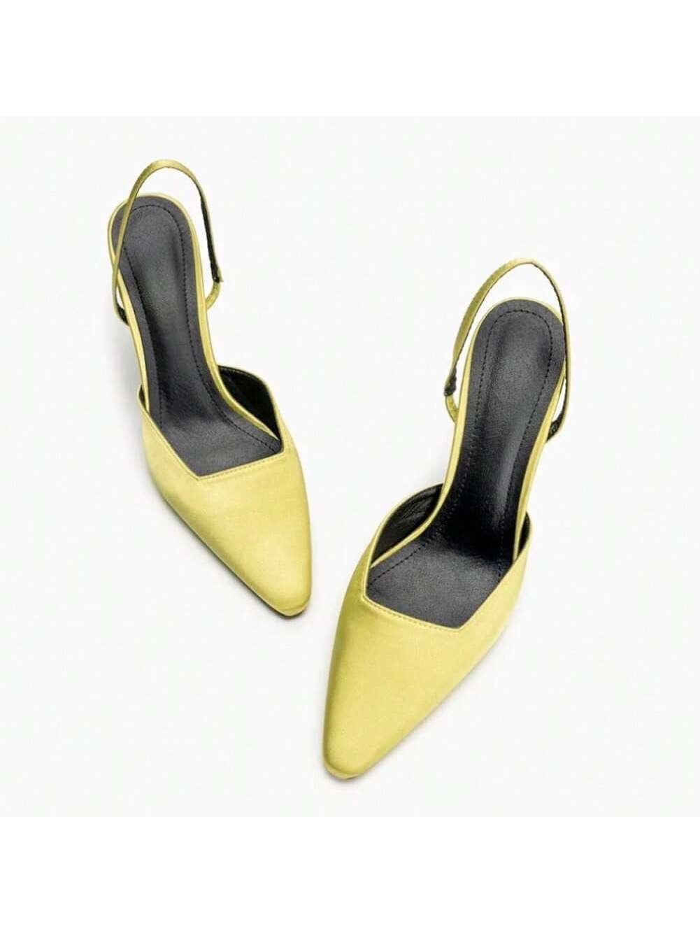 arqa womens slingback pumps closed toe slip on pointed toe stiletto heels