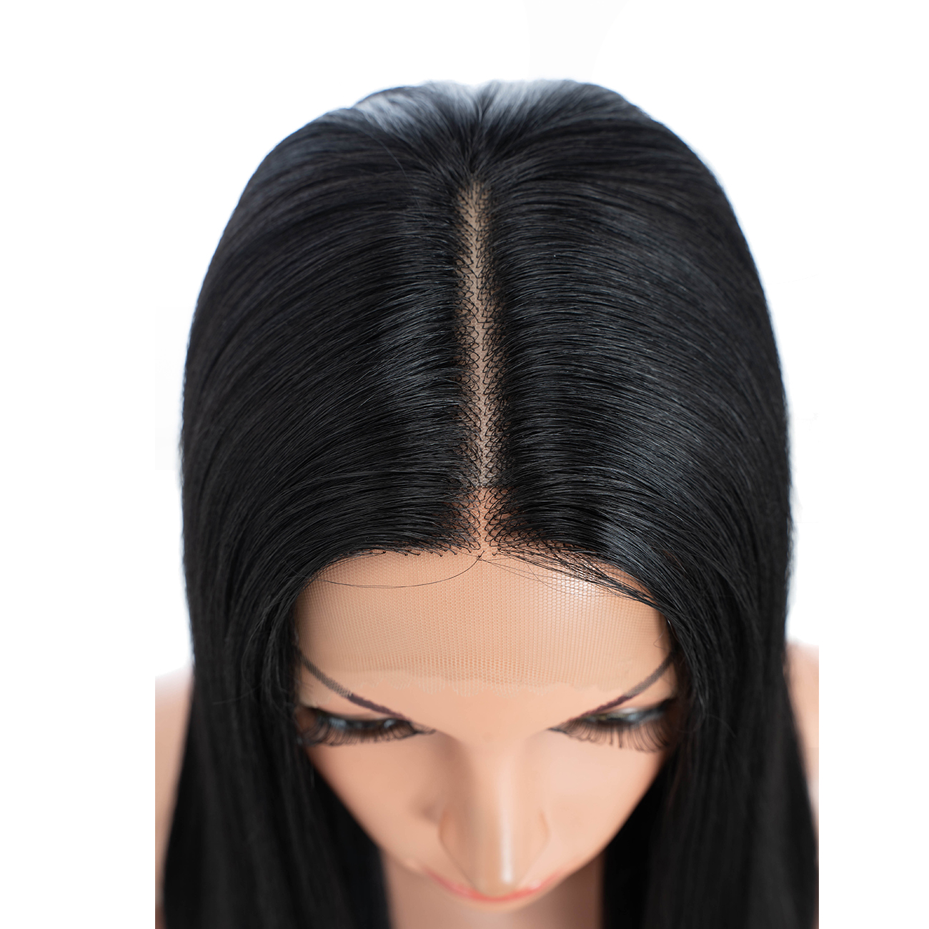 Rebecca Fashion Cosplay Synthetic Lace Wig 30 Inch Long Straight Soft Rainbow Colorful Ombre Blonde Ginger Wigs For Women