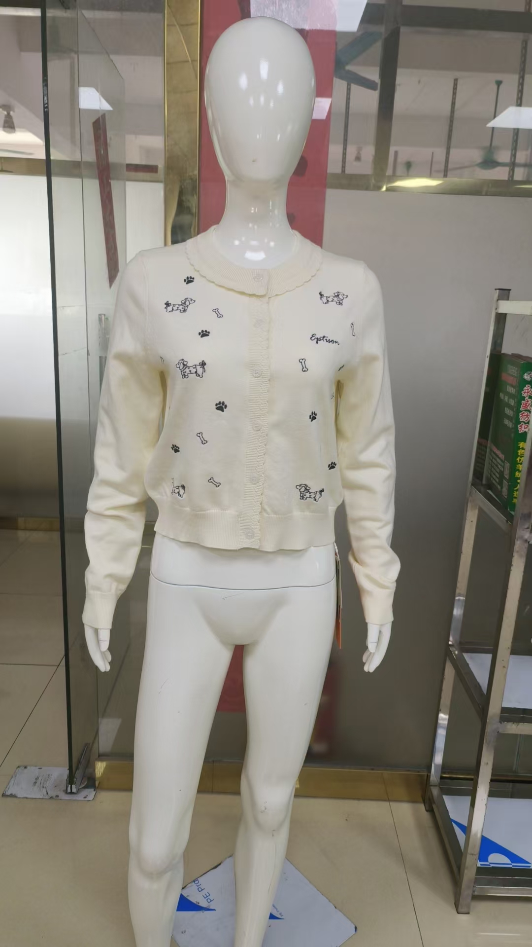 New women's cardigan embroidered sweater factory direct sales Support customized styles with complete options