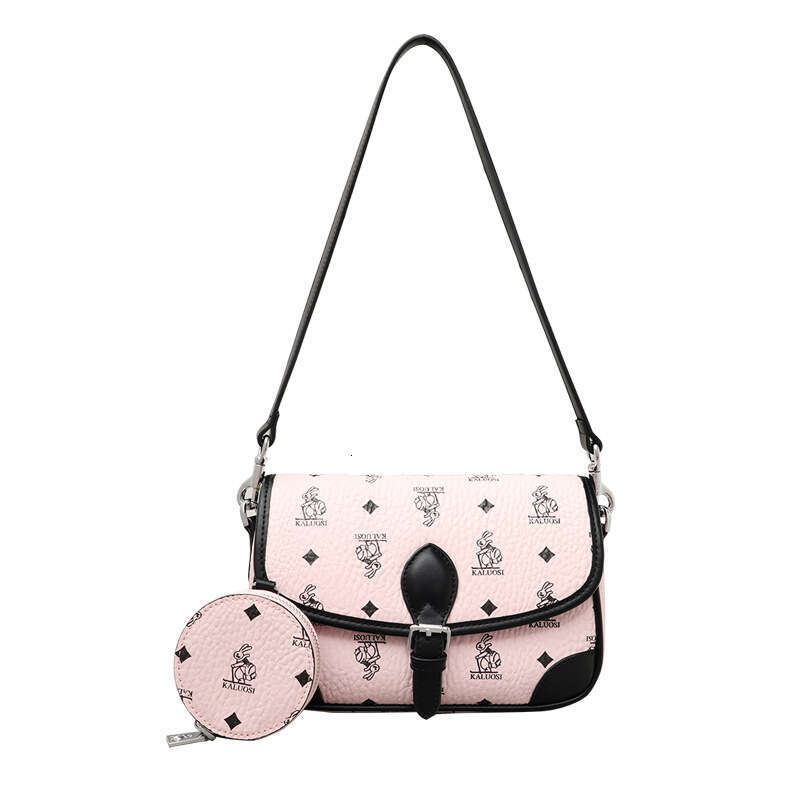 2025 Summer New Bunny Small Square Korean Style Casual Shoulder Simple Fashion Versatile High-end Crossbody Bag