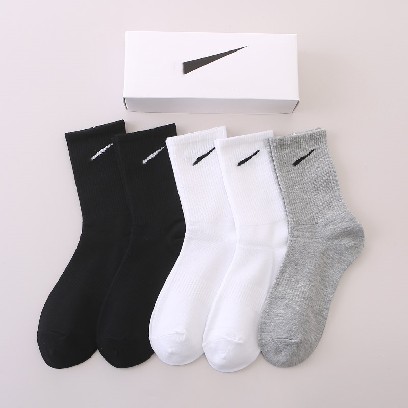 Hots Mens Womens Socks Designer Socks for Men Pure Cotton Long Tube Joker Black White Classic High-end Hook Ankle Breathable Football Basketball Socks