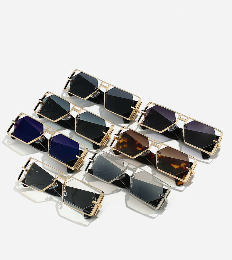 Designer Sunglasses For Women Men Fashion Sunglasses Luxury Polarized Lens Goggle Pilot PC Frame Oversized UV400 Eyewear Luxury Style Sunglasses DA02