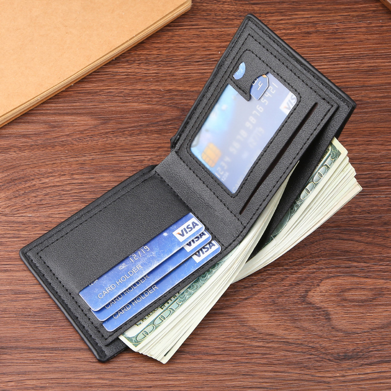 Free Shipping New Men's Horizontal Wallet Fashionable Multifunctional Soft Leather Clip With Multiple Card Slots And Large Capacity Embossed Wall