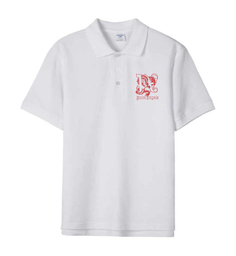 Smooth cotton CVC heavy weight 230g DTF printed polo shirt Soft Touch Material Thick Polo TShirt Polyester Blend Shirts for Both Genders