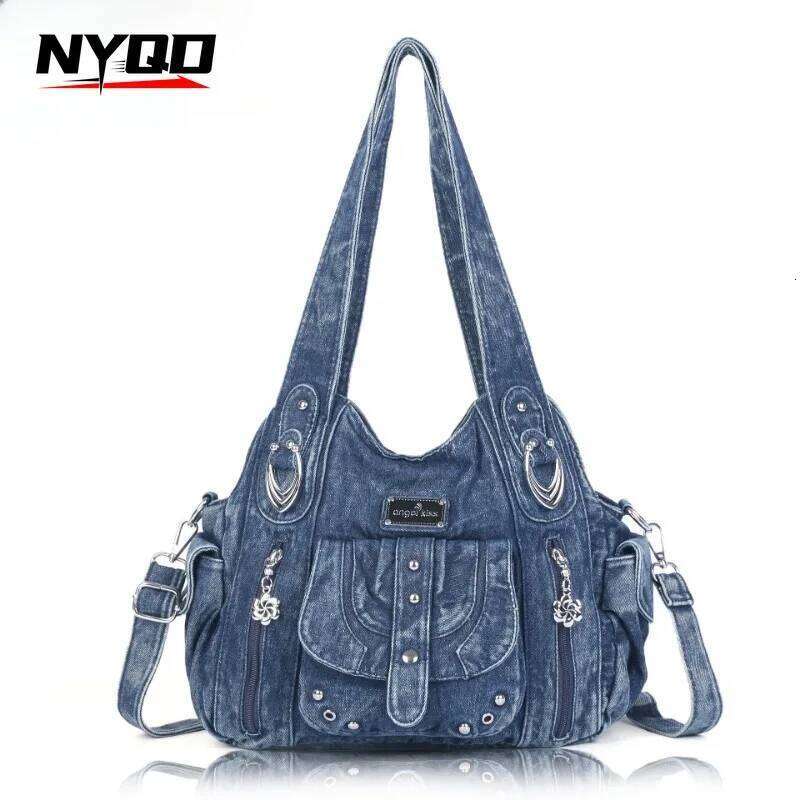 Women Fashion Vintage Handbags Ladies PU Leather Y2k Bags Female Satchel Big-Capacity Shoulder Purse Bag Bolsa Feminina