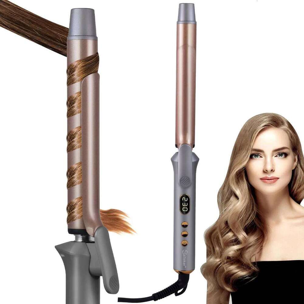 Hatteker Women's Wand 25mm professional Temperature-Control Curling Iron for Big Waves Professional Hair Styling Tool