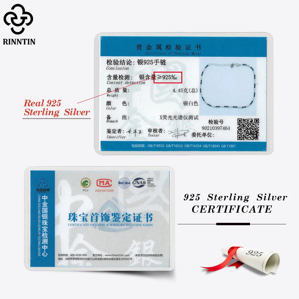 Rinntin Simple 2mm Tennis Anklet Chain Foot Women Sparkling Layer Anklet Accessories Gifts S925 Silver Leg Ankle Bracelet SA19 250606