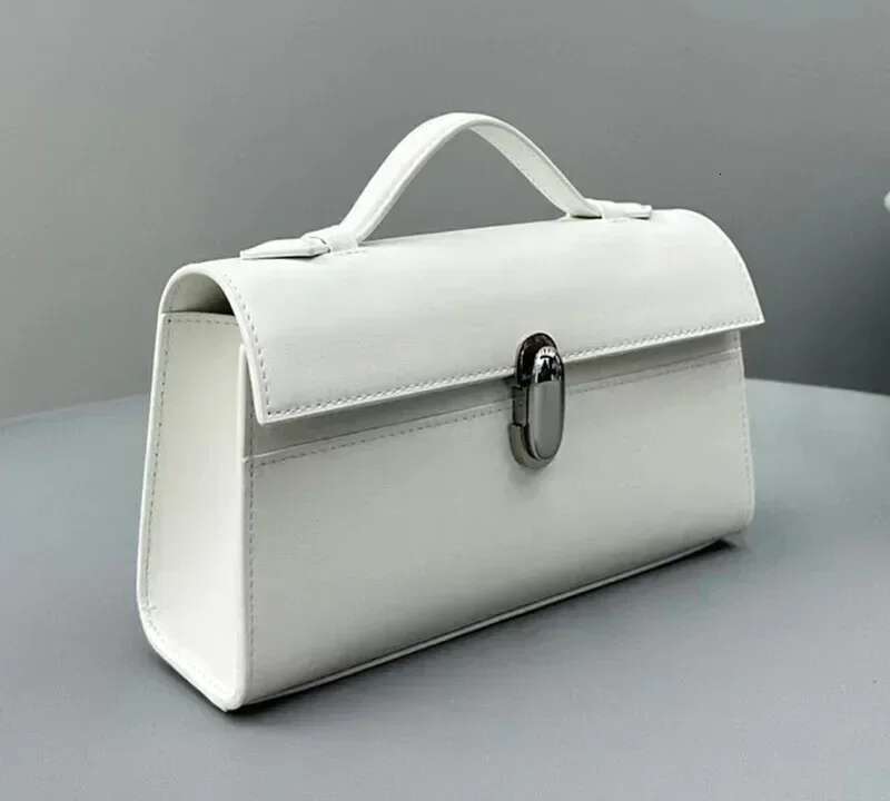 2024 Genuine Leather Retro Niche Suede Frosted Flip Small Square Handbag