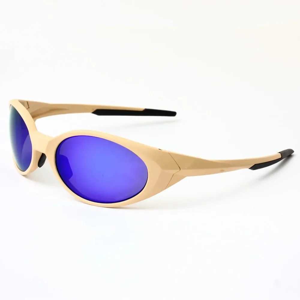 New Arrival New Oval Outdoor Sports Pilot Sunglasses Fashion Y2K Men Driving Sports Sunshade Goggles Beach Cycling UV Protective Glasses V250609