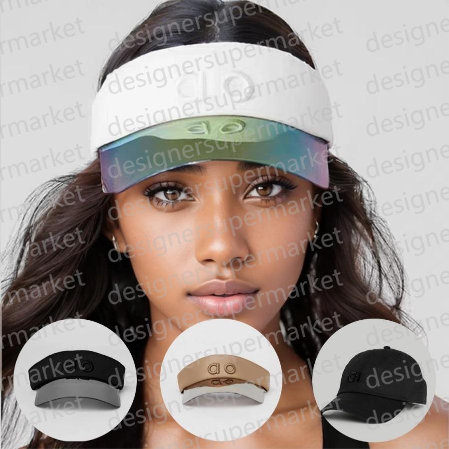 Yoga Visor Designer Sun Hat Visitor Summer Cap Casquette Uv Sunglasses Adjustable Size Sports Golf Tennis Beach Headband Baseball Hats