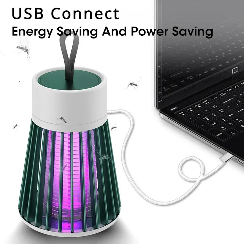 Mosquito Killer Lamp Portable USB Charge Electric Shock Mosquito Killer Outdoor Mute Anti Mosquito Lamp Pest Control Lamp 250606