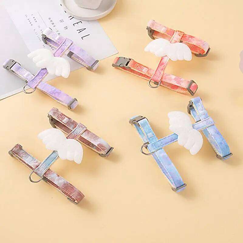 Vest Strap Comfortable And Flexible Harness With Angel Wings Dog Apparel Accessories For