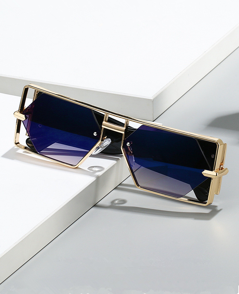 Designer Sunglasses For Women Men Fashion Sunglasses Luxury Polarized Lens Goggle Pilot PC Frame Oversized UV400 Eyewear Luxury Style Sunglasses DA02