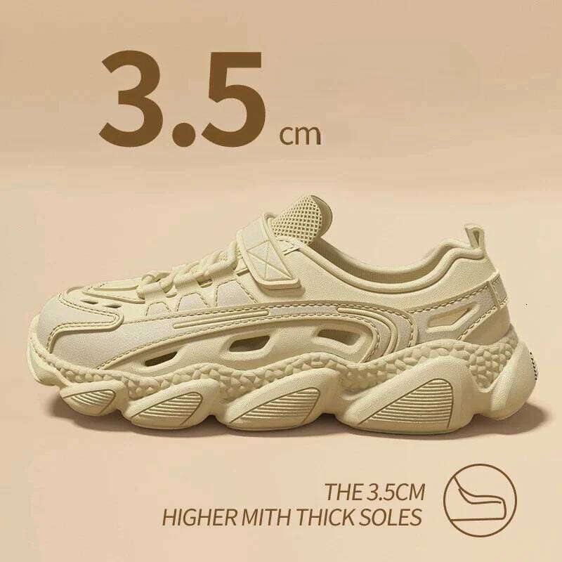 Summer NEW hot Men's Super Light Sandals Waterproof Sneakers Slip On EVA Thick Sole Slides Fishing Driving Outdoor Jogging Flat Shoes