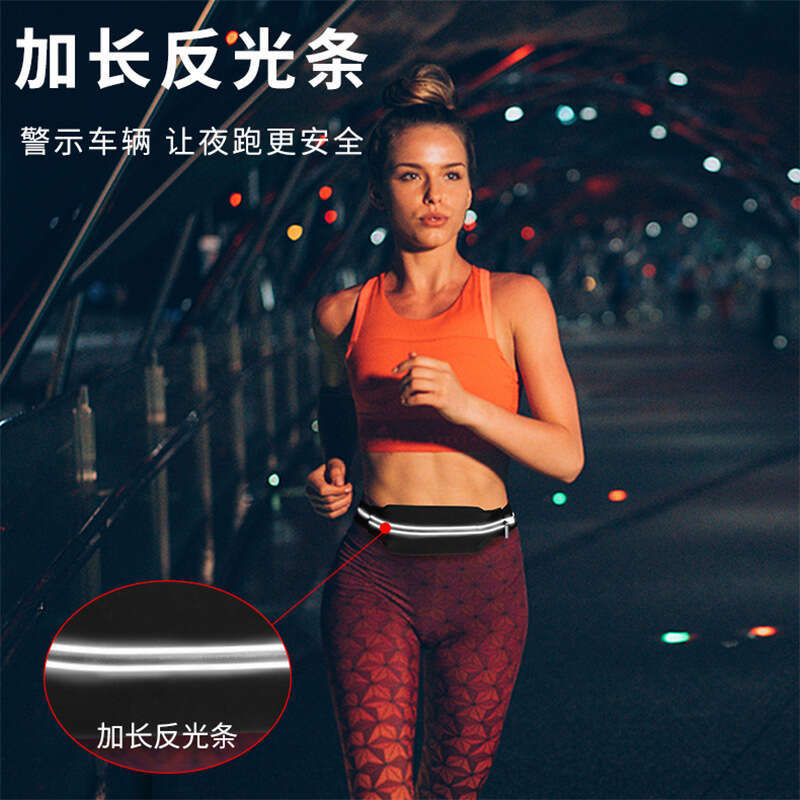 New High-End Lightweight Elastic Close-Fitting Sports Waterproof Anti-Theft Fitness Phone Running Waist Bag
