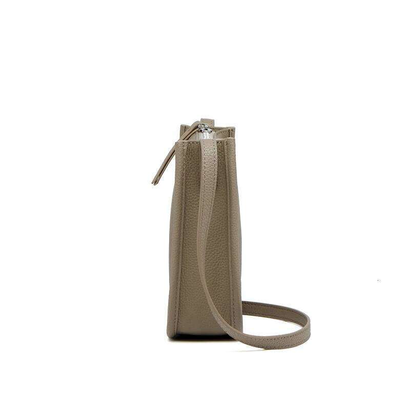 Limited New Real Genuine Leather Shoulder Small Soft Women Messenger Bag Crossbody Solid Female White Purses Sales #Sc2072