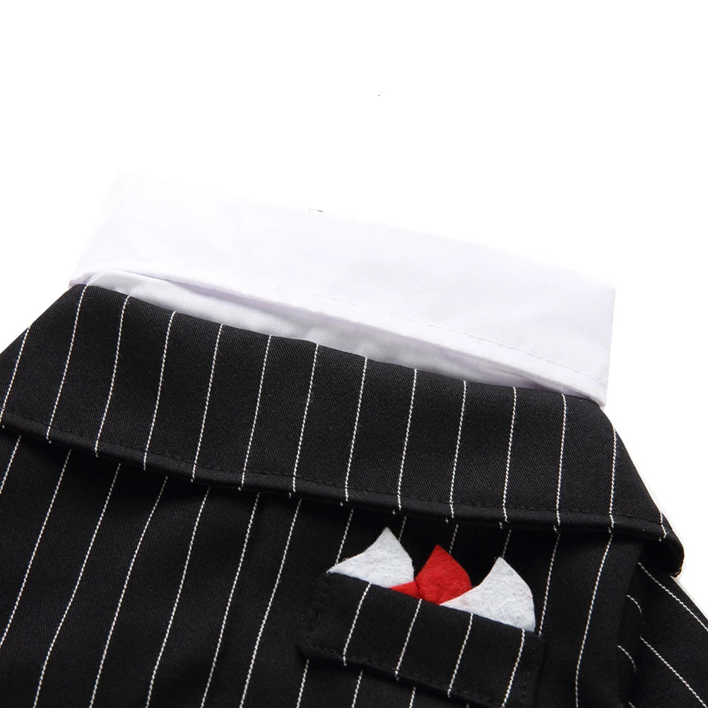 Pet Dog Tuxedo Bow Tie Party Outfit Costume Suits for Dogs Puppy Accessories Formal Dress Apparel Clothing 250609