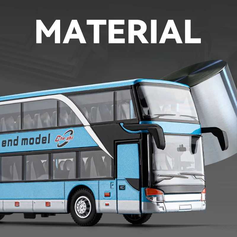 Free shipping Electric Airport Business Alloy Car Diecasts Metal Ci Tour Bus Model Silation Sound and Light Kids Toy Gift