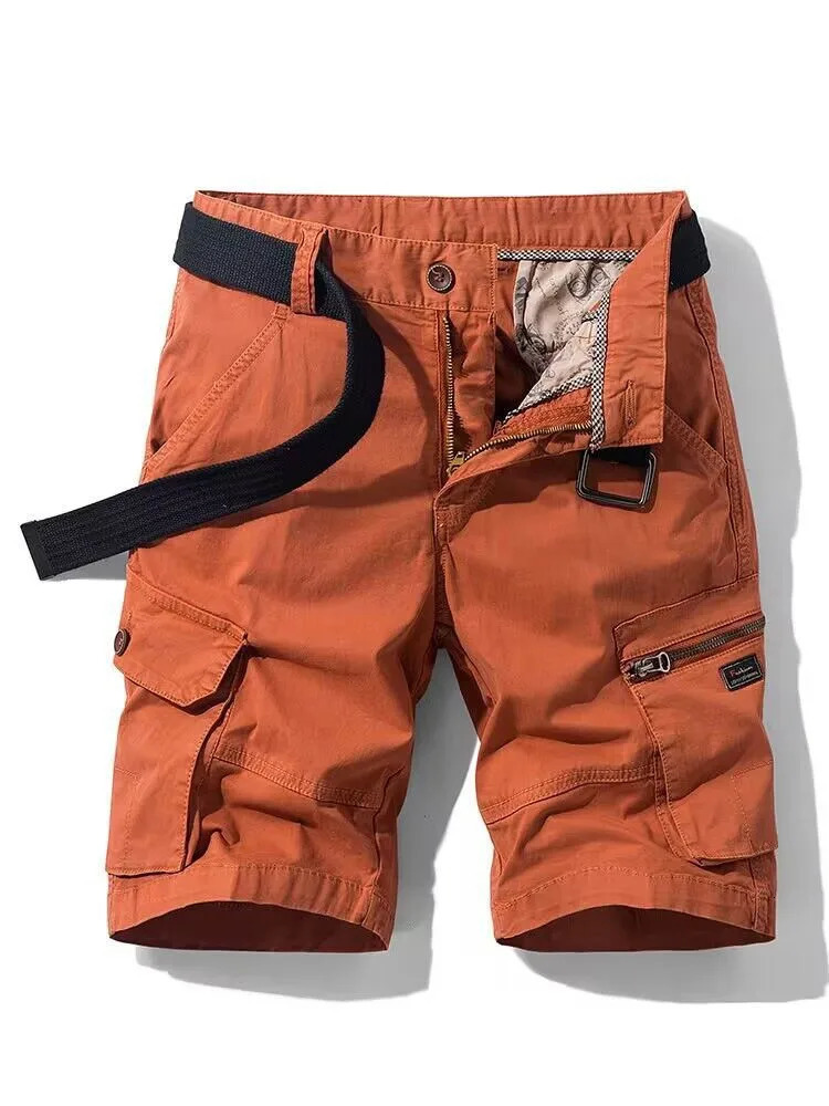 Summer Mens Shorts Cotton Slim Mens elastic Waist plus Size Underwear Sexy Swimming Trunk Summer Casual Pockets Beach Shorts Men 250603