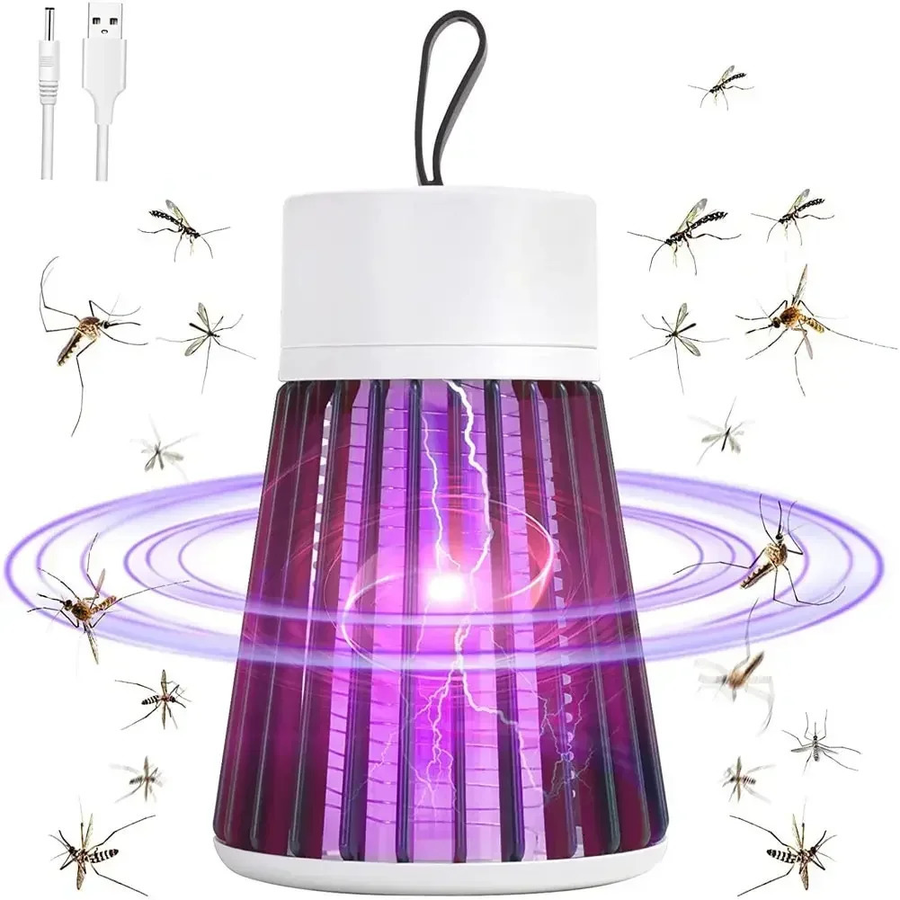 Mosquito Killer Lamp Portable USB Charge Electric Shock Mosquito Killer Outdoor Mute Anti Mosquito Lamp Pest Control Lamp 250606