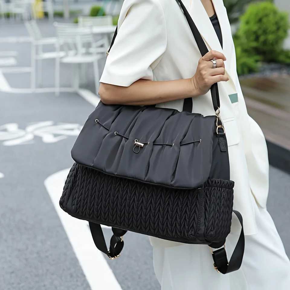 Diaper Bag Large Capacity Diaper Stroller Bag Waterproof Mummy Maternity Nappy Travel Bag Baby Nursing Multifunction Tote Bag y250609PCI2