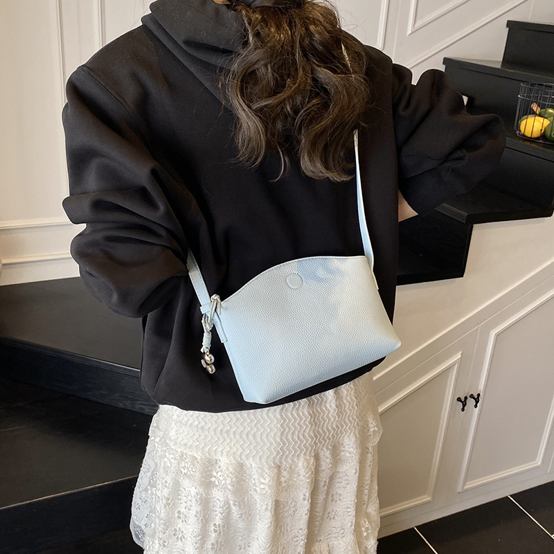 designer Versatile Commuter Single Shoulder Bucket Bag for Women 2025 New High-end Niche Shell Bag Crossbody Handbag for Women