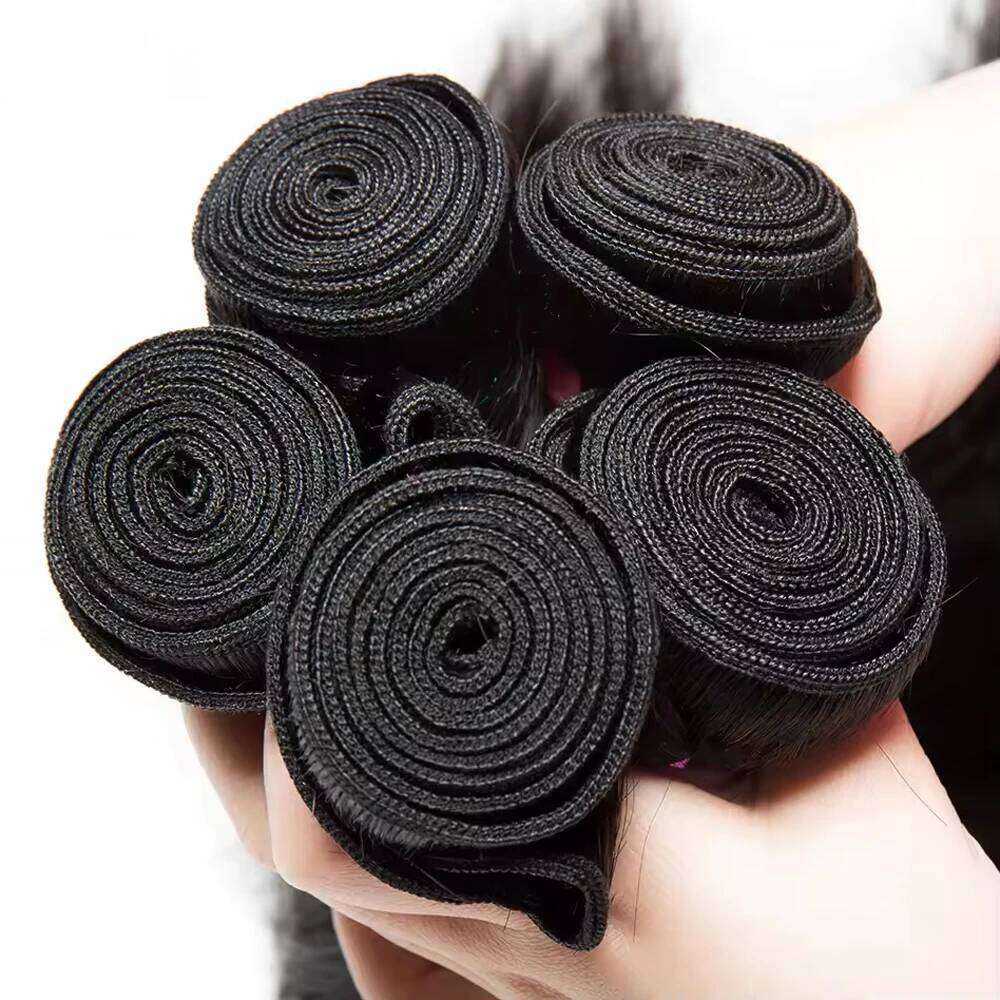 Straight Weave Extensions Bundles 100% Human Hair For Women