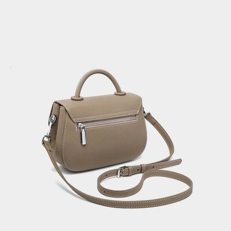 Jonlily Women Genuine Leather Shoulder Female Handbag Totes Casual Crossbody Small Saddle Bag Daybag Purse -Kg1461
