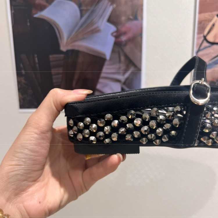 Hidden Heel Gold Fishnet Peep Toe Mules for Women Summer New Thick Sole Mary Jane French Sandals