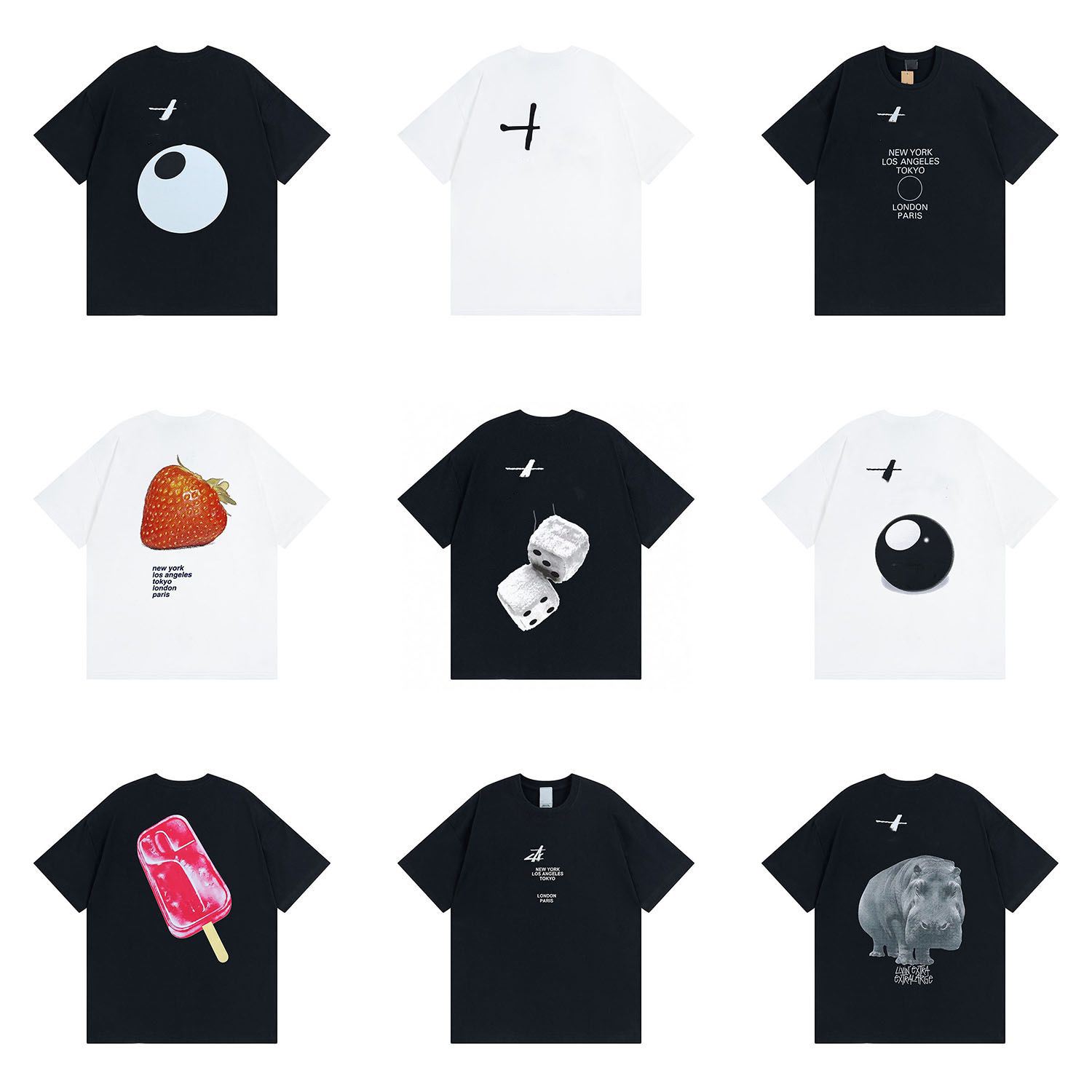 Mens Designer Cotton T Shirt Letter Print Graphic Tee Vintage Hip Hop Loose Sports Short Sleeve Tops Men Woman Streewear