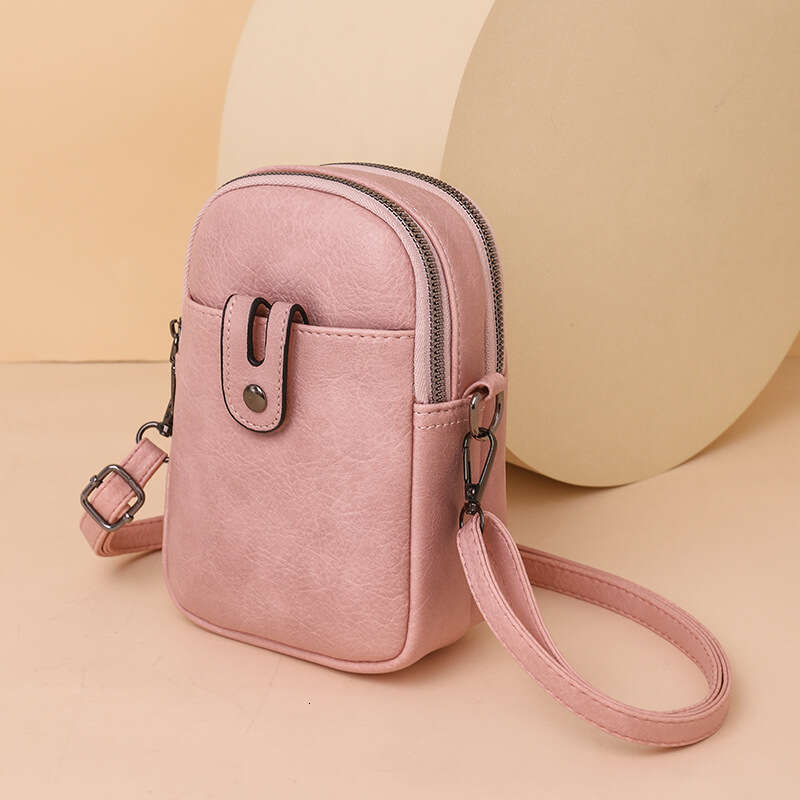 Small for Women 2023 New Urban Simple Crossbody Vertical Zipper Buckle Mini Shoulder Bag