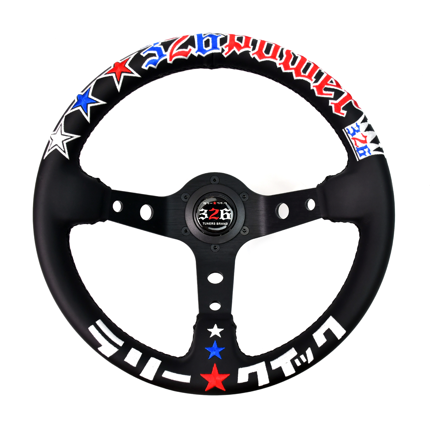 New JDM Racing Modified Personalized Design 330mm 9cm Deep Bracket Steering Wheel
