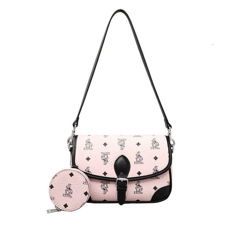2025 Summer New Bunny Small Square Korean Style Casual Shoulder Simple Fashion Versatile High-end Crossbody Bag