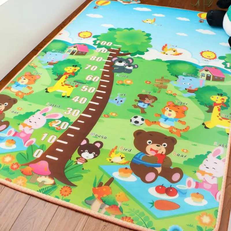 120*90cm Baby Play Mat EPE Activity Gym Kids Crawling Mats Carpet Baby Game Carpet for Children Rug Floor Newborns Eva Foam Toys y250609JKX6
