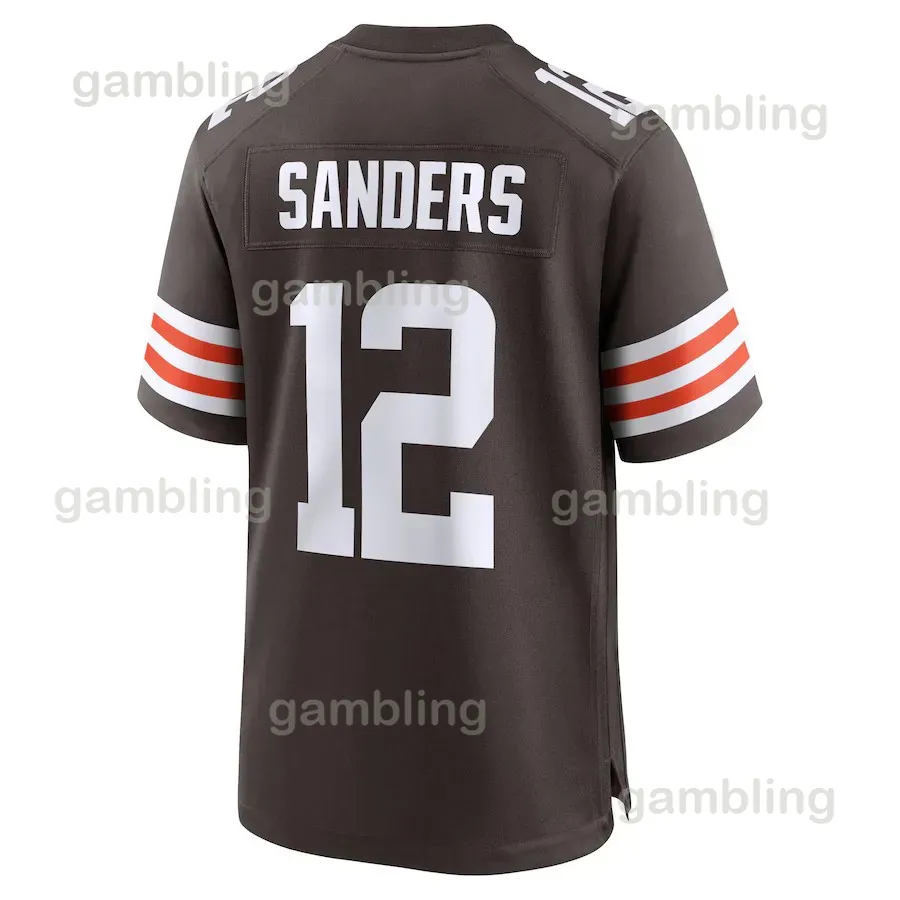 Personalized Custom Jerseys 12 Shedeur Sanders 2025 Football Judkins Nick Chubb Carson Schwesinger Myles Garrett Any Name Number