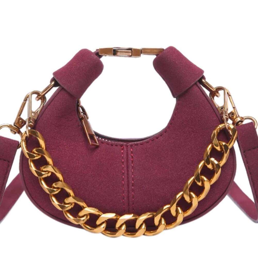 Designer Bag Lipstick Chain Crescent Moon Hanging Mini Small Women Fashionable Change Bag Messenger Bags