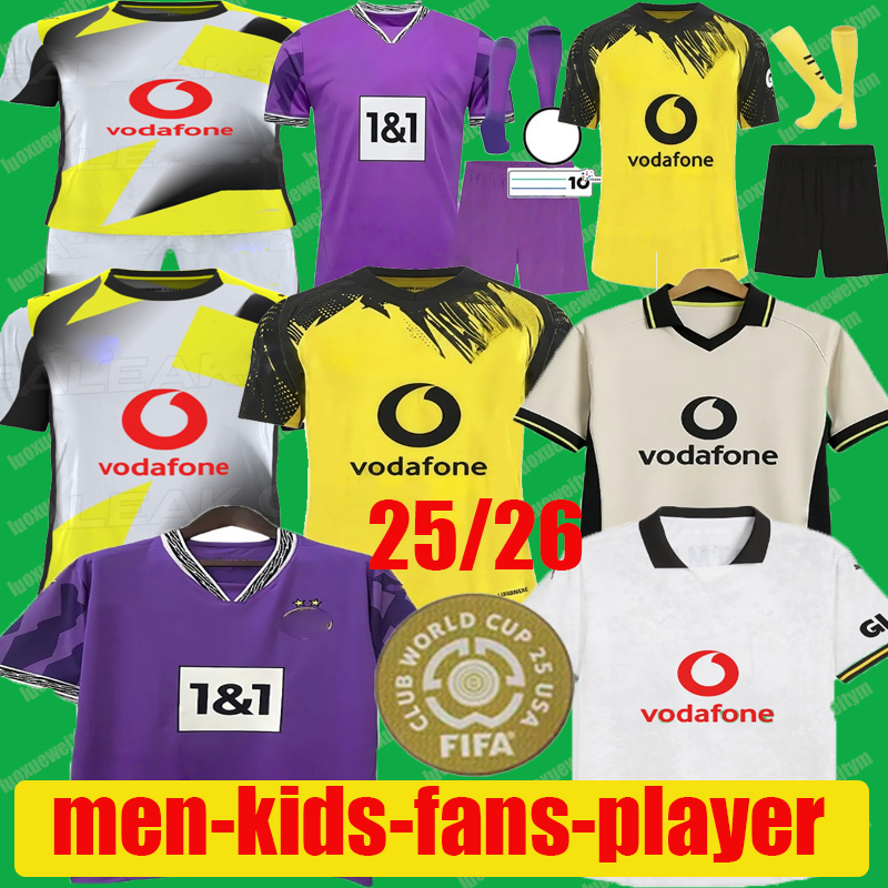 2025 2026 dortmunds SABITZER football shirt ADEYEMI BRANDT All Black MOUKOKO MALEN men kids Kits Borussias trikots trikot soccer jerseys 25 26 BVBs Special HALLER
