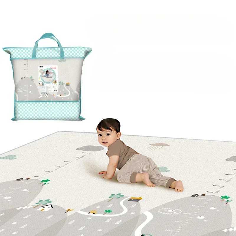 Non-Toxic Foldable Baby Play Mat Educational Childrens Carpet in the Nursery Climbing Pad Kids Rug Activities Games Toys 180*200 y250609DHPR
