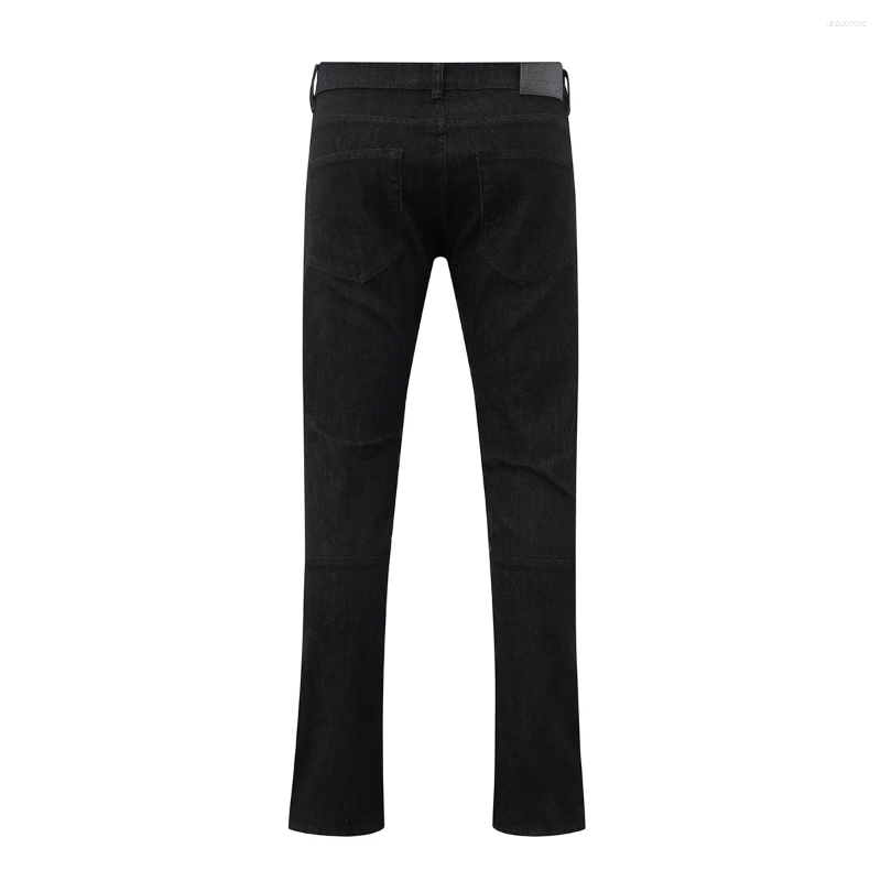 Men's Jeans Streetwear Inner Side Floral Embroidery Black Blue LOSTSHDWS Jeans for Men Straight Loose Pockets Denim Pants Oversized Ropa Hombre