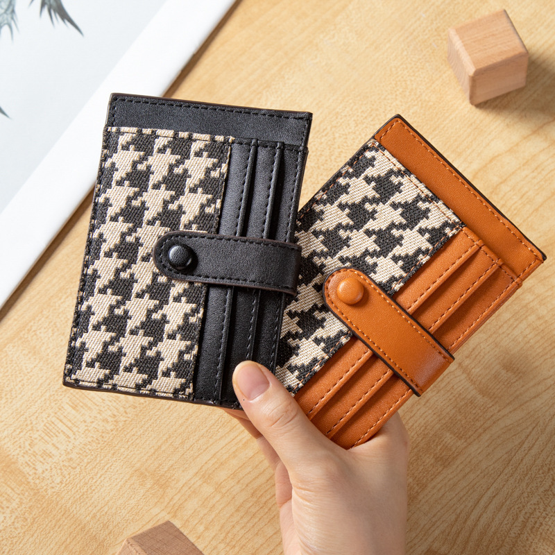 High Quality New Free Delivery Design Bag Millennium Pavilion Women's Ultra-thin Small Bag 2025 New Single Card Clip Compact Multi Slot Portable 