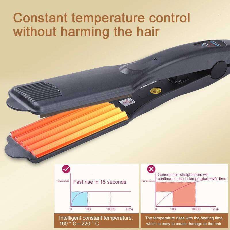 Professional Corrugated Curler Flat Curling Iron Fluffy Small Crimper Plate Corn Perm Splint Hair Styling Tools