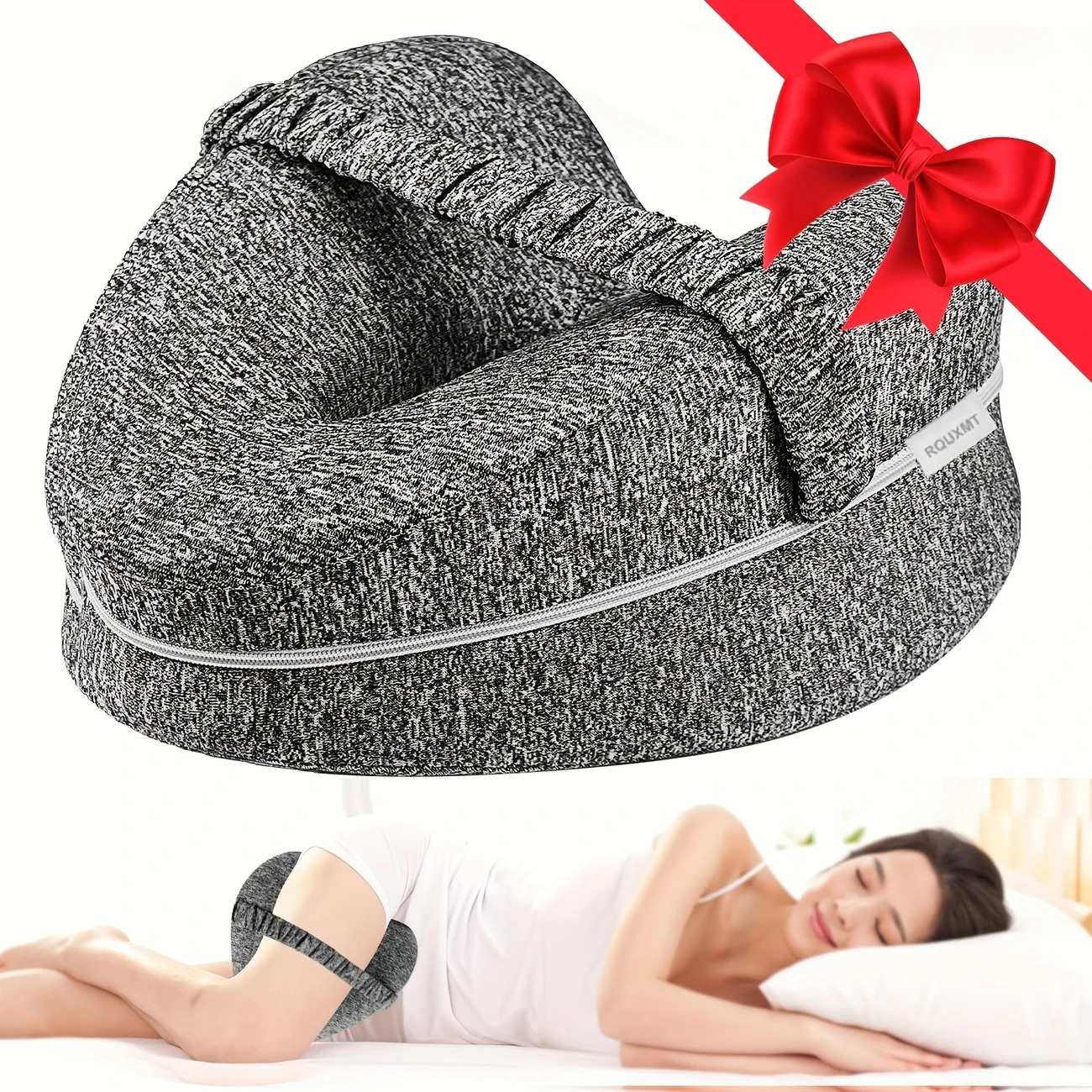 Expectant Mothers Side Sleeping Solution Pregnancy Bedtime Buddy Offering Additional Leg Relief