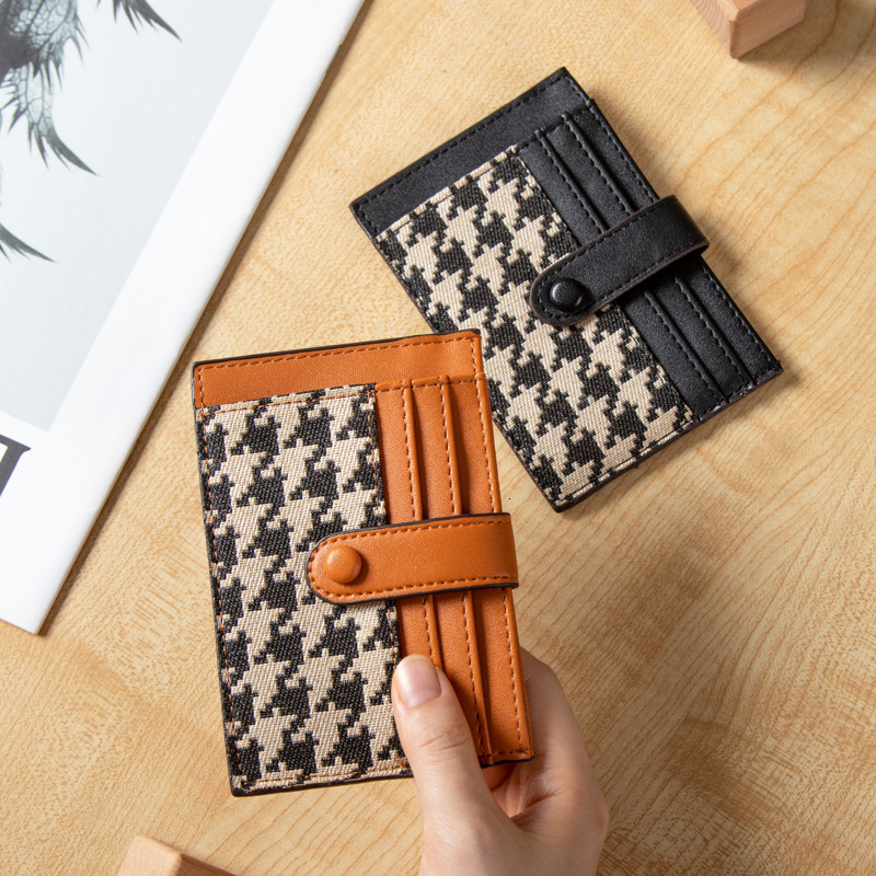 High Quality New Free Delivery Design Bag Millennium Pavilion Women's Ultra-thin Small Bag 2025 New Single Card Clip Compact Multi Slot Portable 