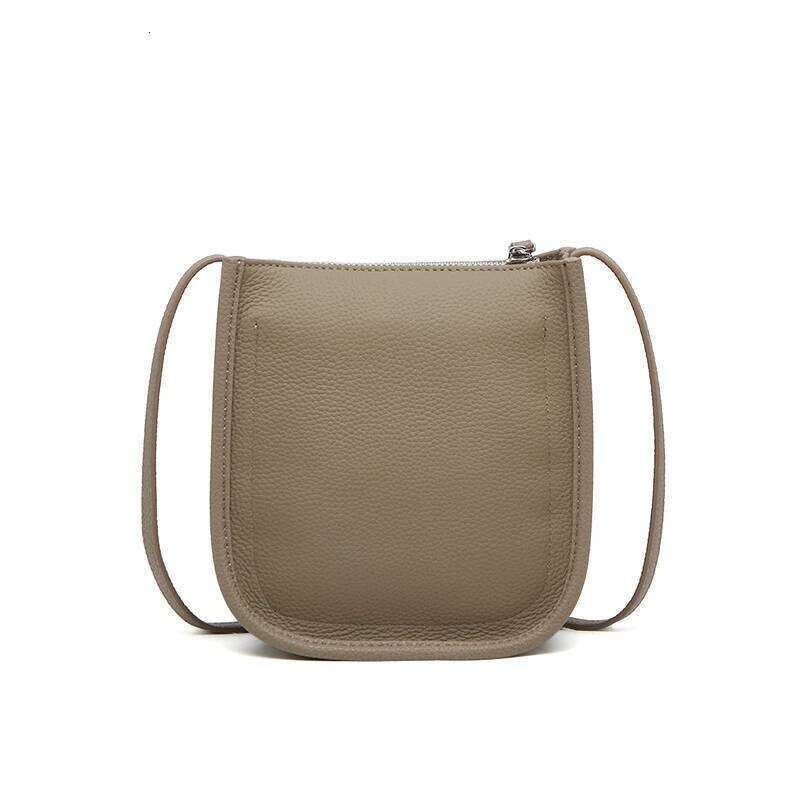 Limited New Real Genuine Leather Shoulder Small Soft Women Messenger Bag Crossbody Solid Female White Purses Sales #Sc2072