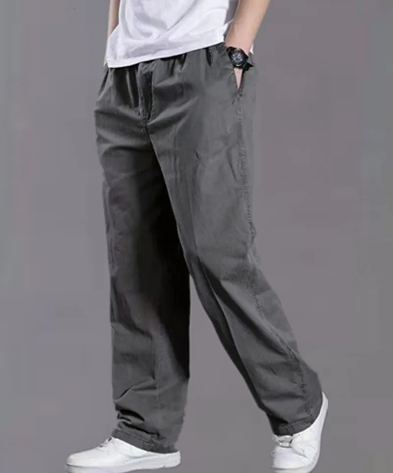Mens Casual Jogger Pants Relaxed Fit Cargo Drawstring Sweatpants Hiking Outdoor Twill y250529