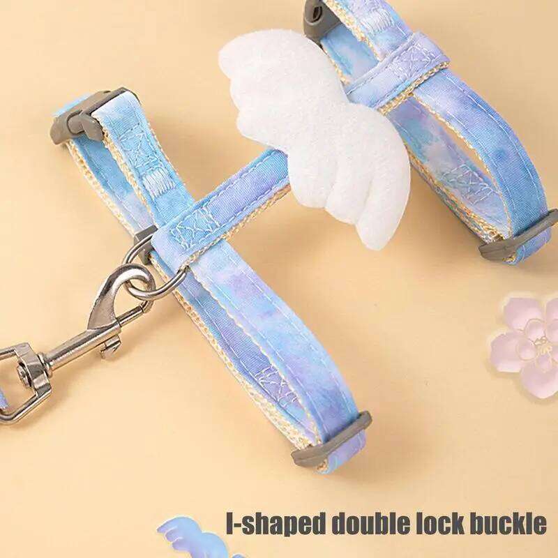 Vest Strap Comfortable And Flexible Harness With Angel Wings Dog Apparel Accessories For