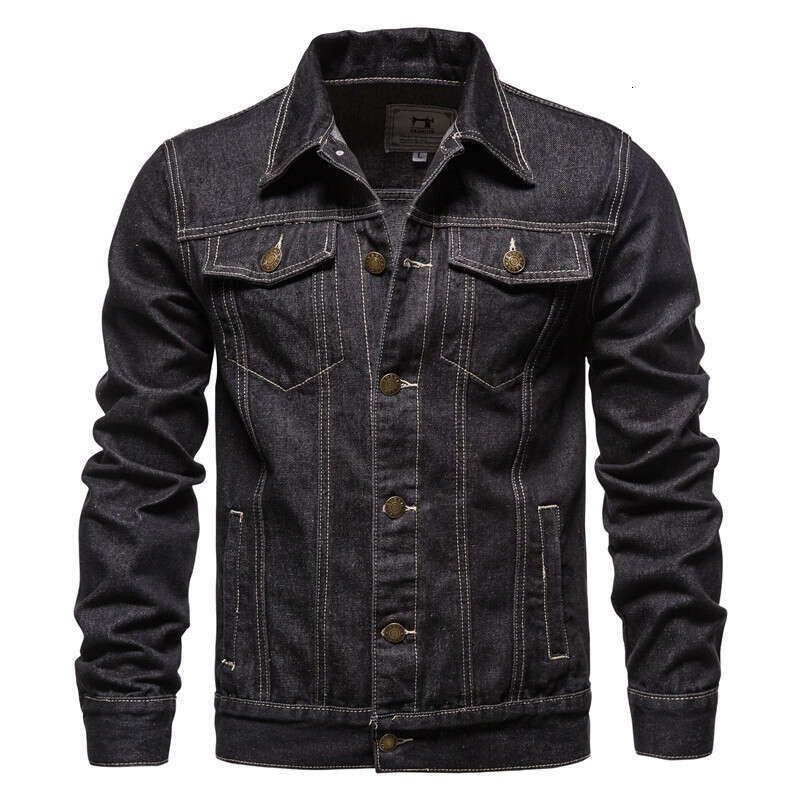 luanyunNew Jacket Casual Youth Fashion Workwear Denim Coat Men's Clothing luanyun
