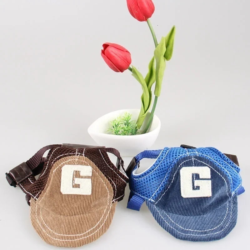 Sun Hats Pet Supplies Breathable Baseball Dog Caps Travel Dogs Sports 250609