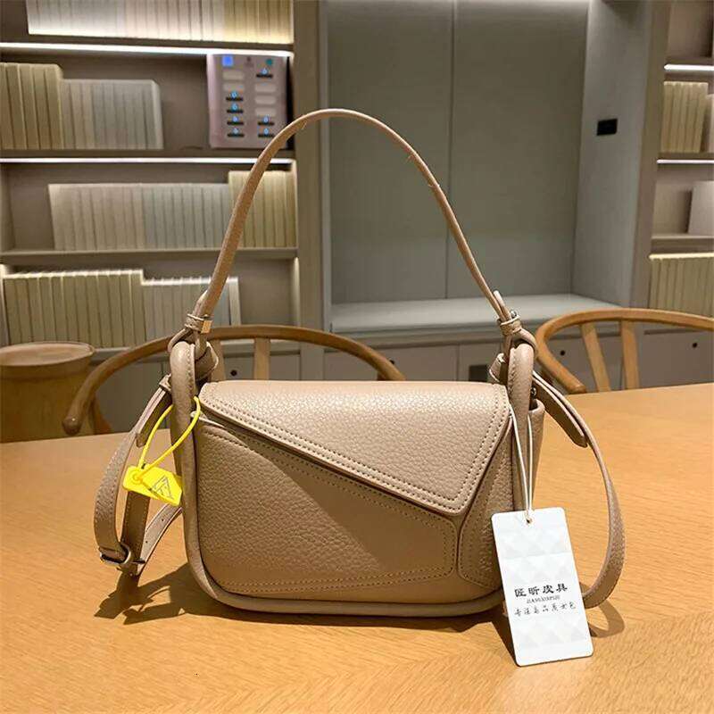 New Designer For Women Fashion Tote Bag Hand Messenger Square Handbag Ladies Cute Crossbody Purses Side Leathe Bags